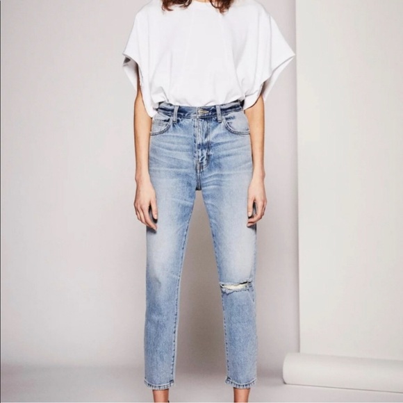 SOLD! ๐ NWT Current/Elliott THE VINTAGE CROPPED SLIM JEAN - Picture 2 of 12